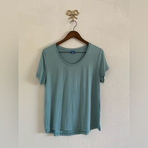 Rip Skirt Everyday Tee Shirt Top Coastal Casual Basic Capsule Women’s Size M